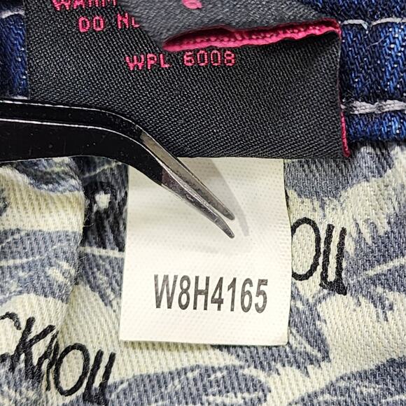 Rock & Roll Denim Jeans Womens W33 L 36 Blue High Rise Trouser Stretch Western - Picture 9 of 14